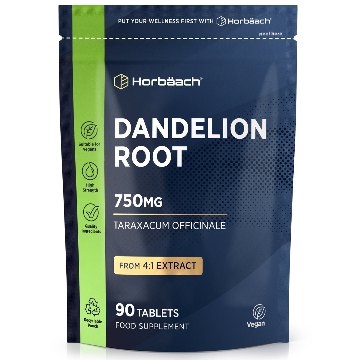 Dandelion Root 750 mg | 90 Tablets