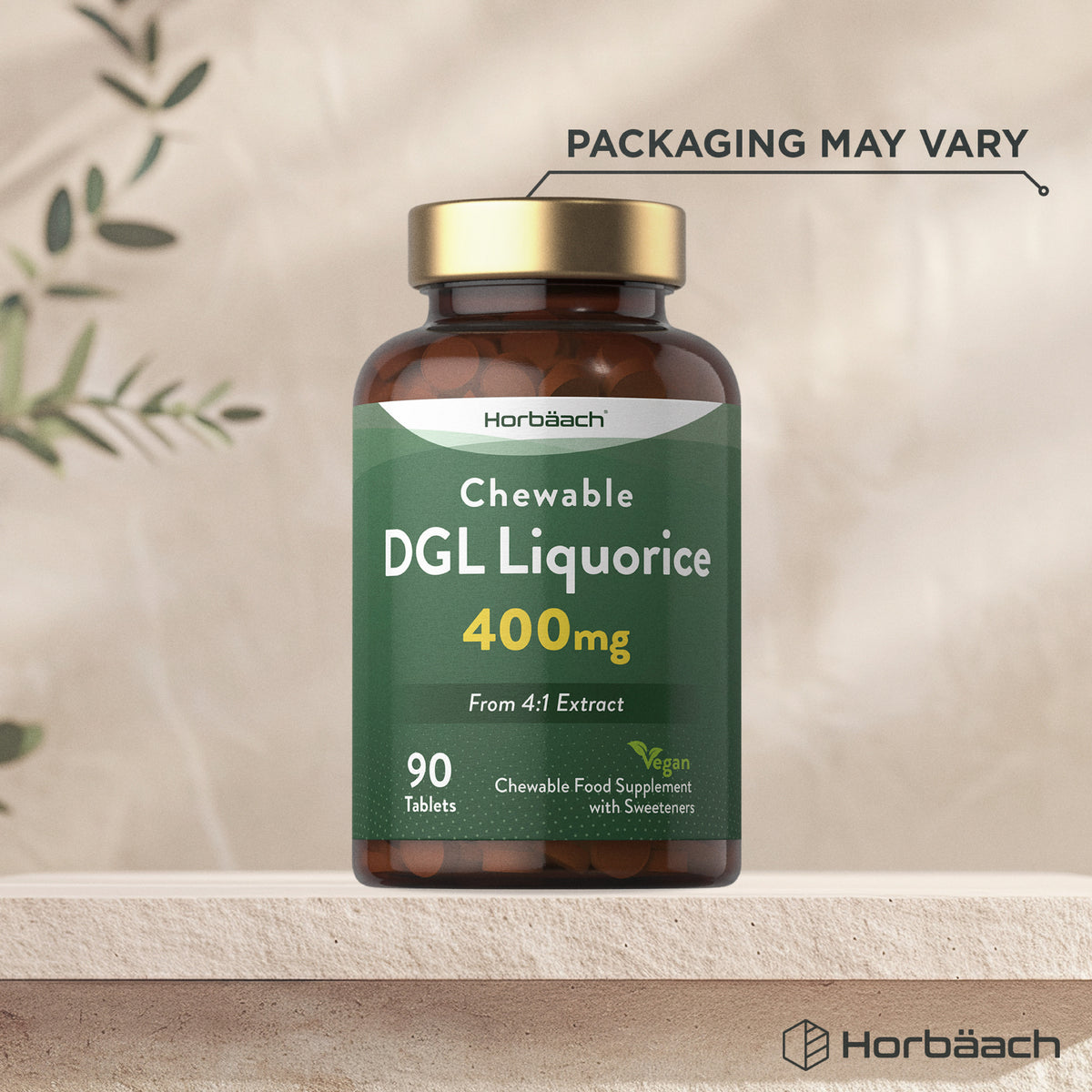 DGL Licorice 400 mg | 90 Chewable Tablets