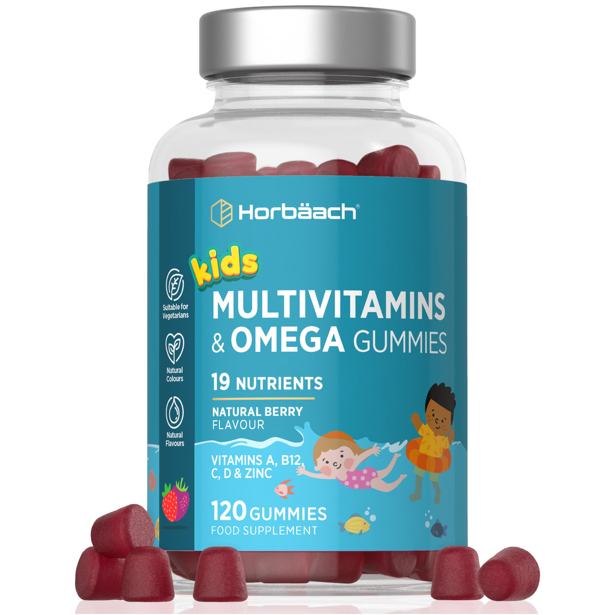 Multivitamin with Omega 369 For Kids | 60 Gummies