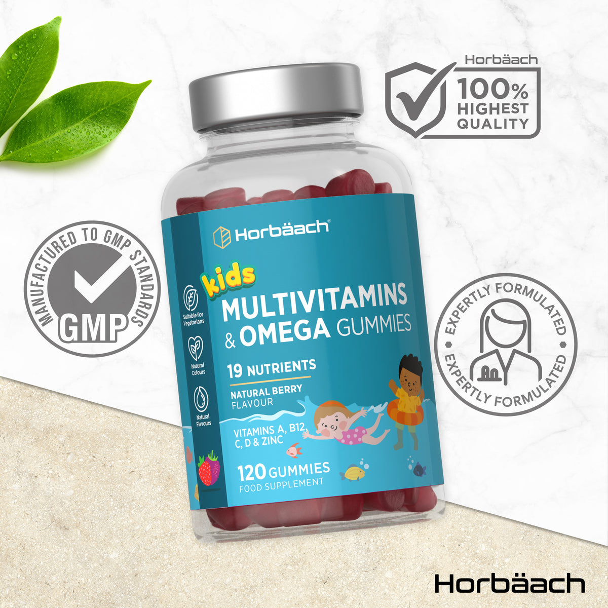 Multivitamin with Omega 369 For Kids | 60 Gummies