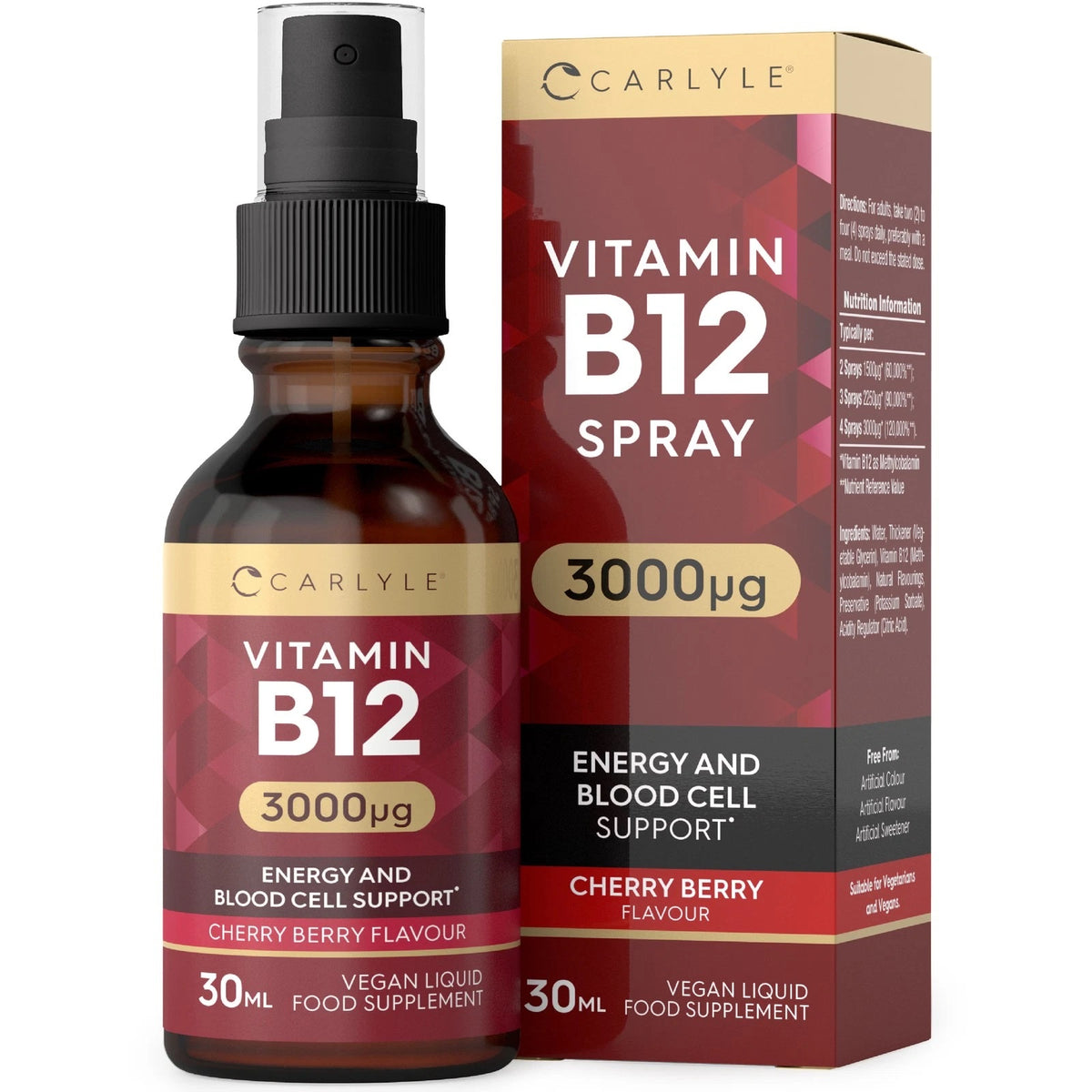 Vitamin B12 Spray 3000 ug | 30 ml