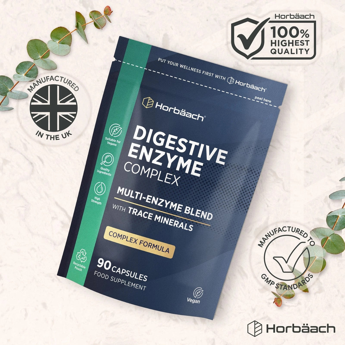 Proteolytic Enzymes Complex | 90 Capsules