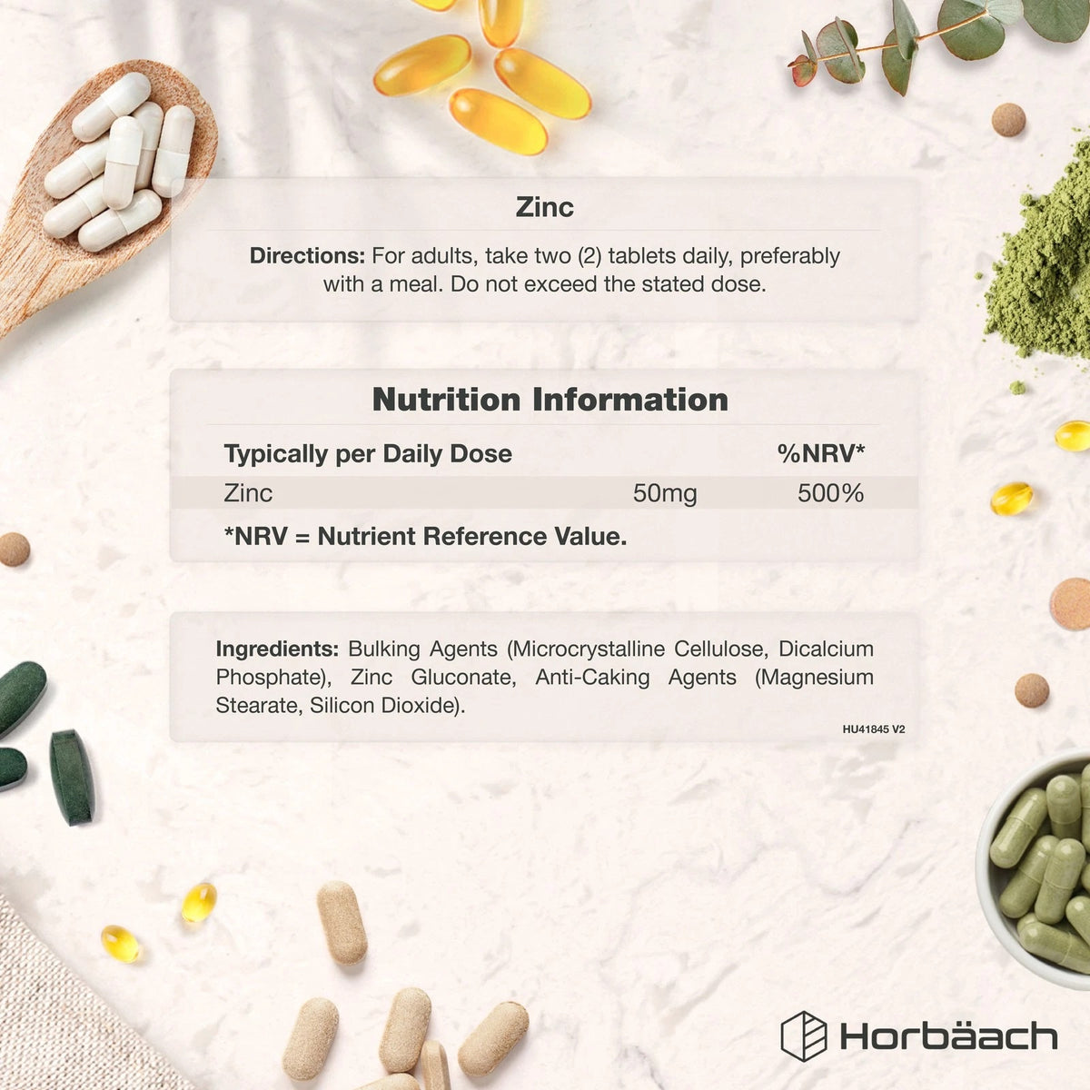 Zinc 50 mg | 180 Tablets